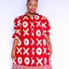 Short Adire Kaftan
