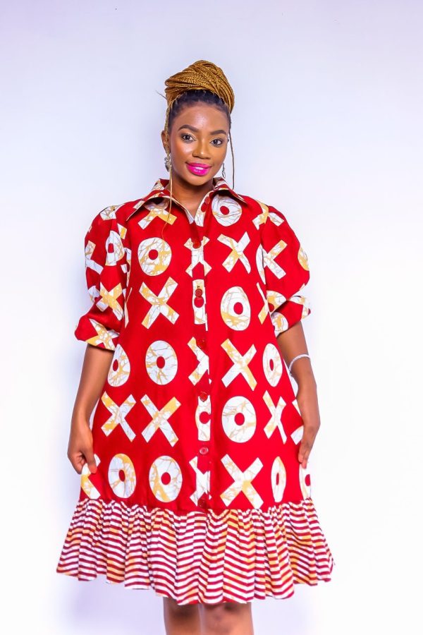Short Adire Kaftan